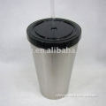 16OZ stainless steel straw tumbler